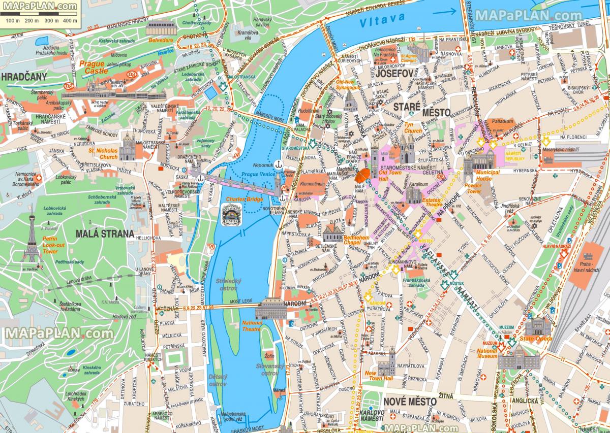 оффлайн карта Праги