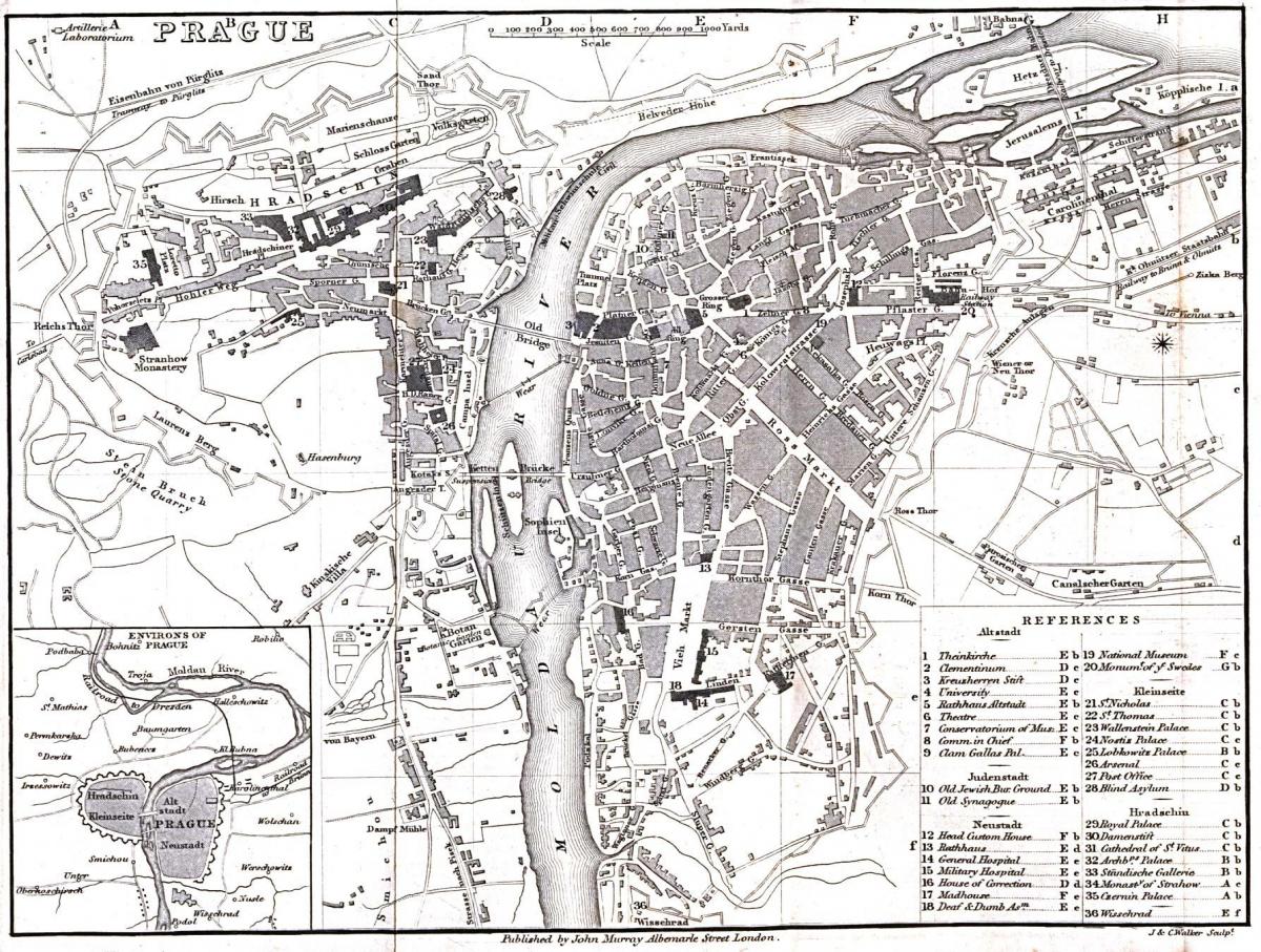 старая Прага карта