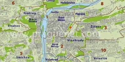 Прага карте