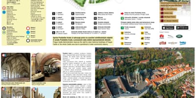 Средневековая Прага на карте