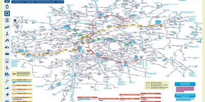 Прага автобусный карте