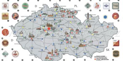 Пивная карта Праги